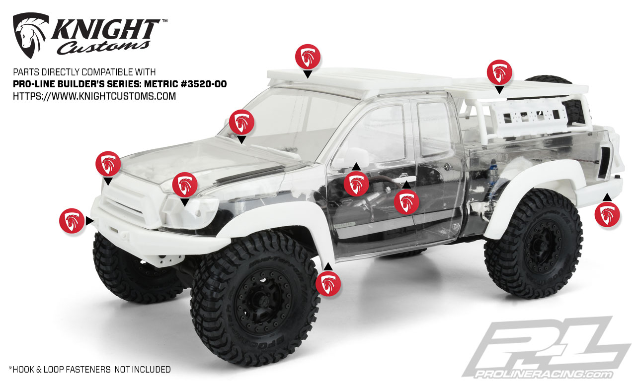 Proline Builders Series Metric Clear Body Hobbymedia