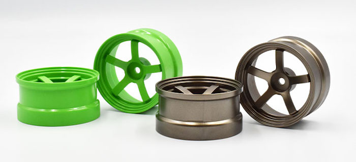 Rêve D: DP5 wheels in bronze and light green - Hobbymedia