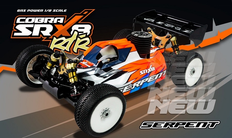 Serpent: SRX8 RTR 1/8 Nitro Buggy - Hobbymedia